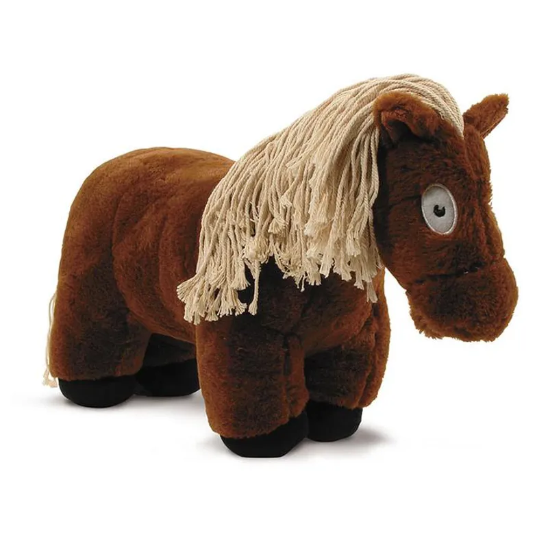 Crafty Ponies Soft Toy Brown With Book